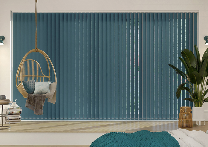 Trinity (Blackout), Teal - Vertical Blind - Image 3